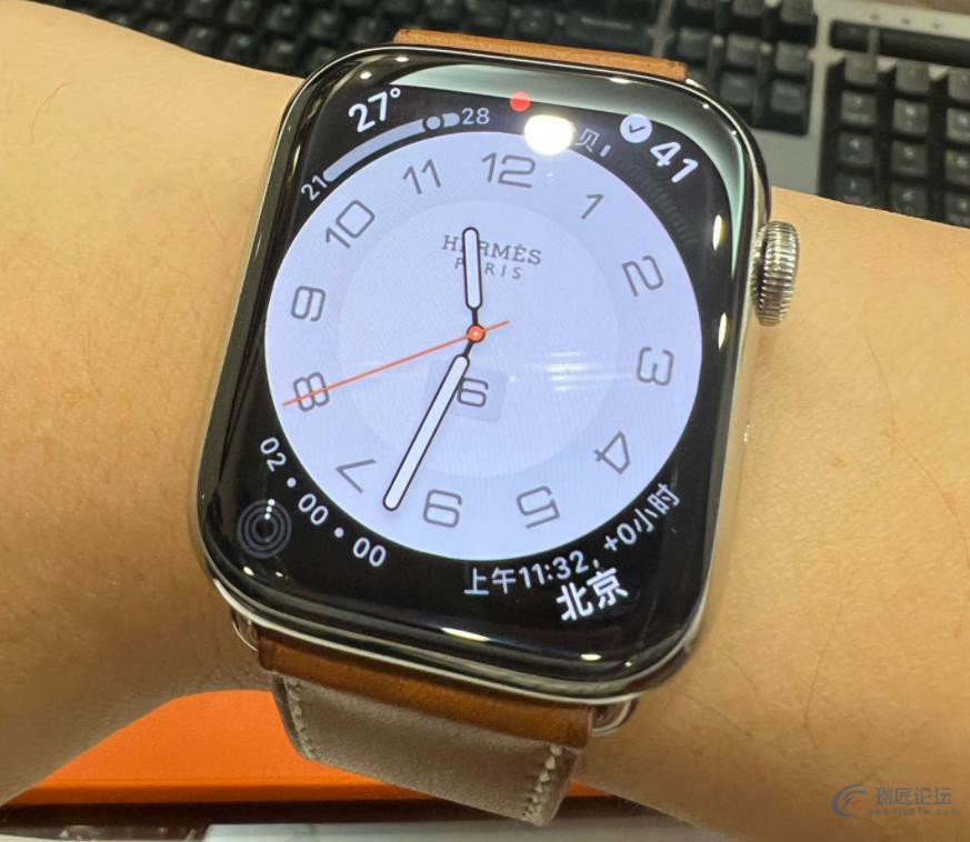 开箱记录贴：Hermes 爱马仕Apple Watch Series 7 