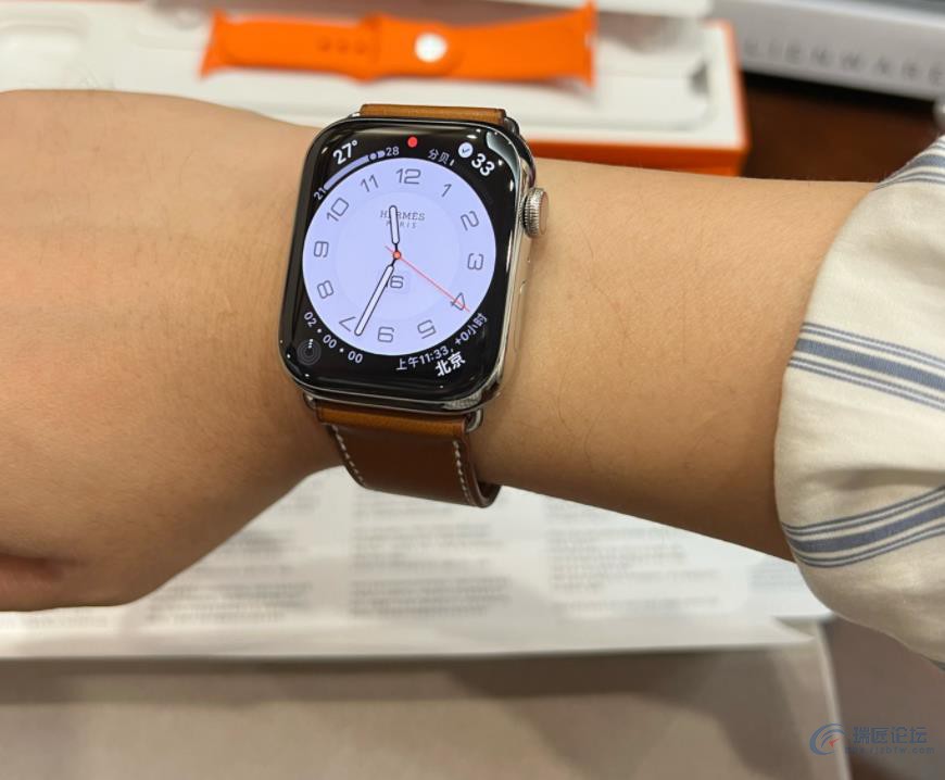 开箱记录贴：Hermes 爱马仕Apple Watch Series 7 