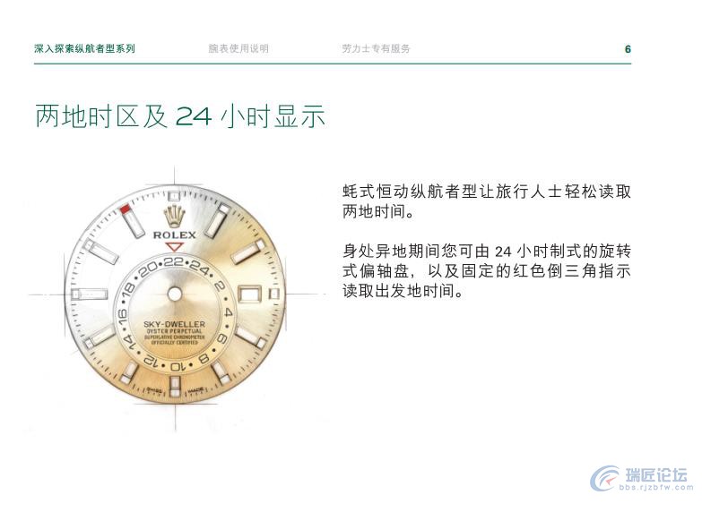 劳力士手表说明书-纵航者型系列