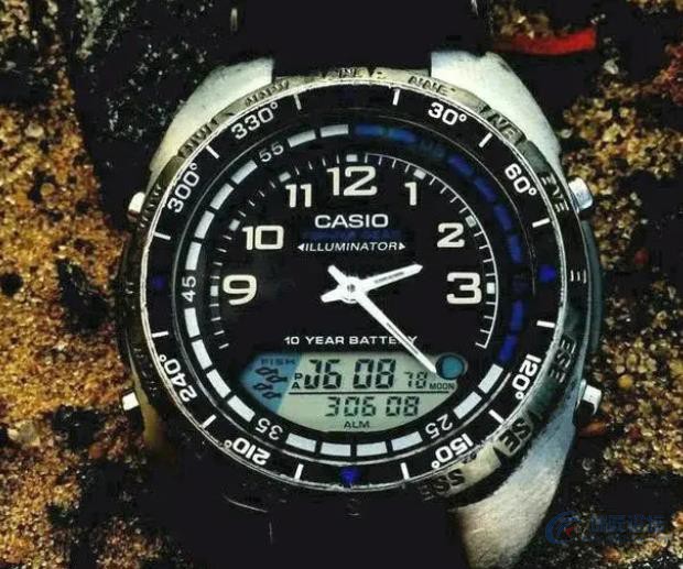 卡西欧CASIO AMW700 fishing gear（卡西欧钓鱼表）