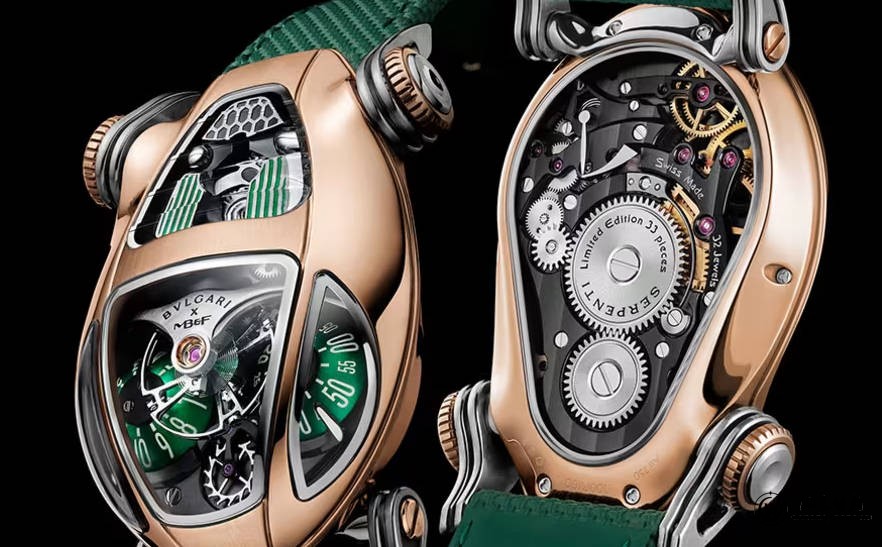 宝格丽x MB&F SERPENTI系列联名特别款腕表：灵蛇传奇，机械艺术的巅峰之作
