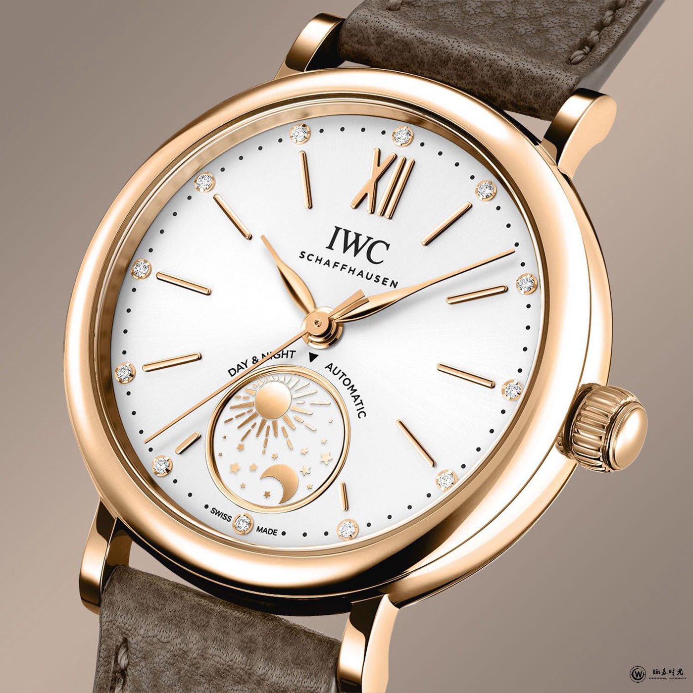 IWC万国表推出柏涛菲诺昼夜显示34毫米红金自动腕表