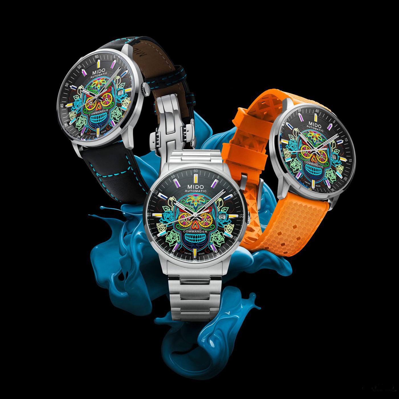 瑞士美度表推出指挥官系列渐变卡翠娜腕表