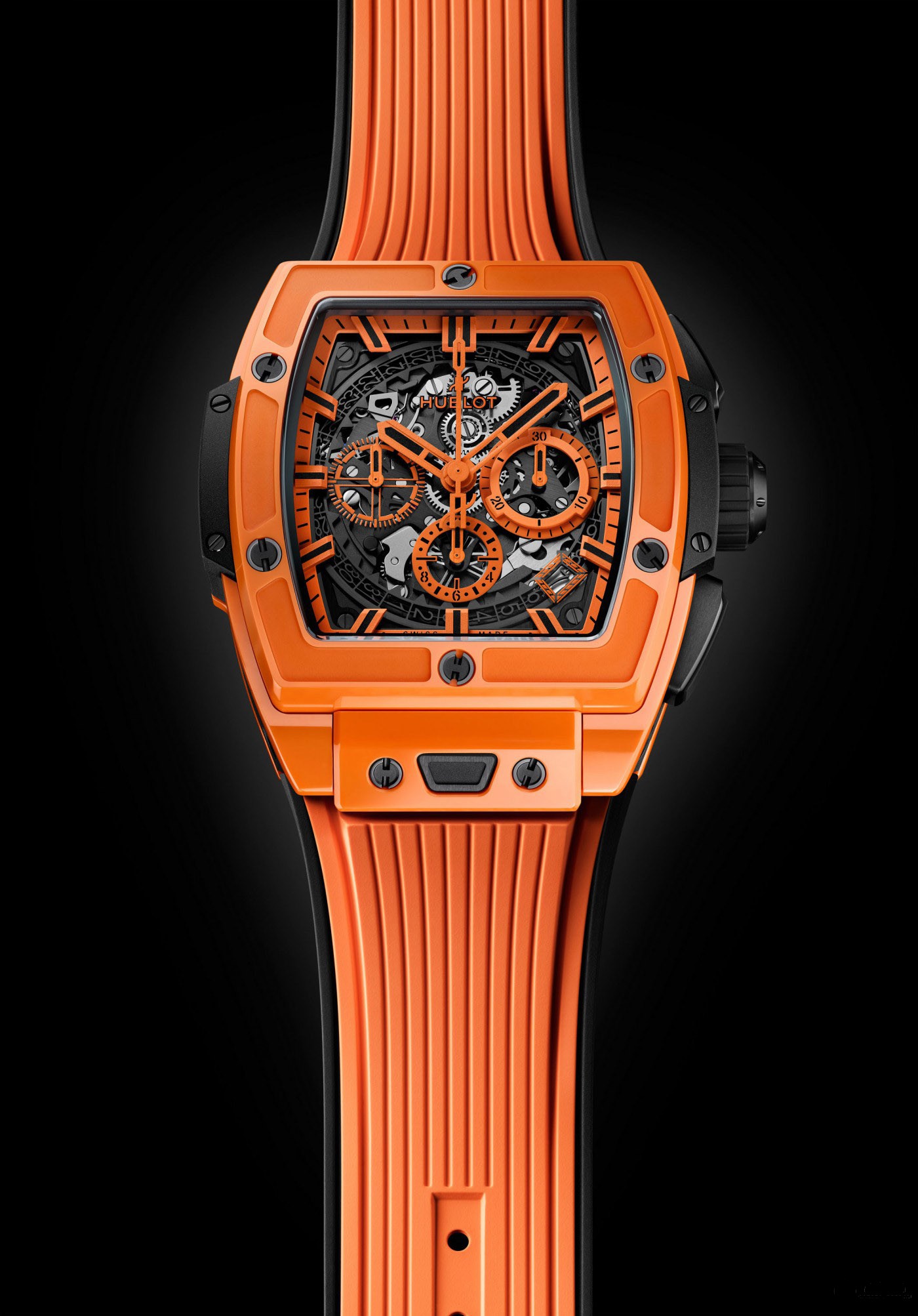 HUBLOT宇舶表推出首次在BIG BANG灵魂腕表中运用 橙色陶瓷和雾面碳纤维材质的新作 ...