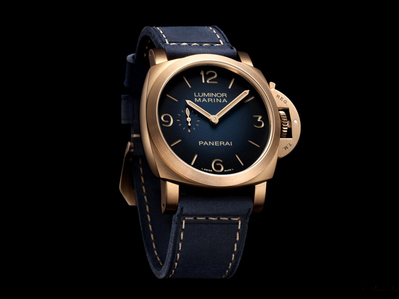 沛纳海再续青铜传奇： 经典Luminor Marina 庐米诺系列迎来首款青铜腕表