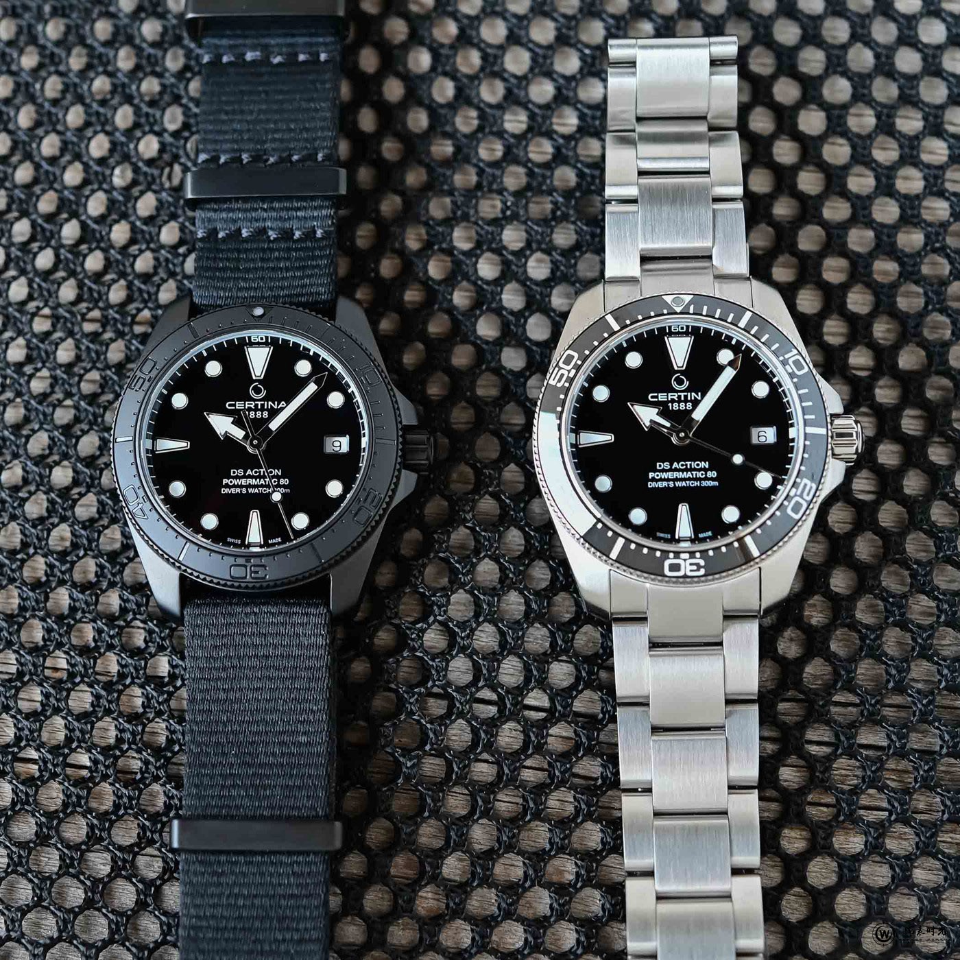 全新升级 雪铁纳推出五款DS Action Diver 38毫米Powermatic 80系列腕表