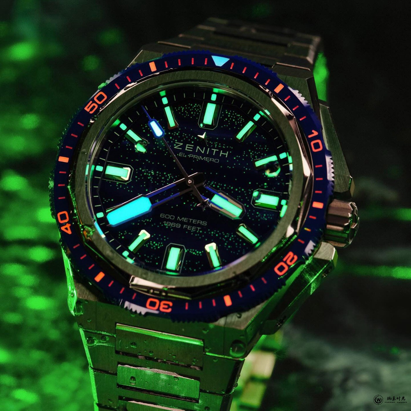 Zenith真力时推出巅峰系列Extreme Diver生物发光潜水腕表Topper限量版