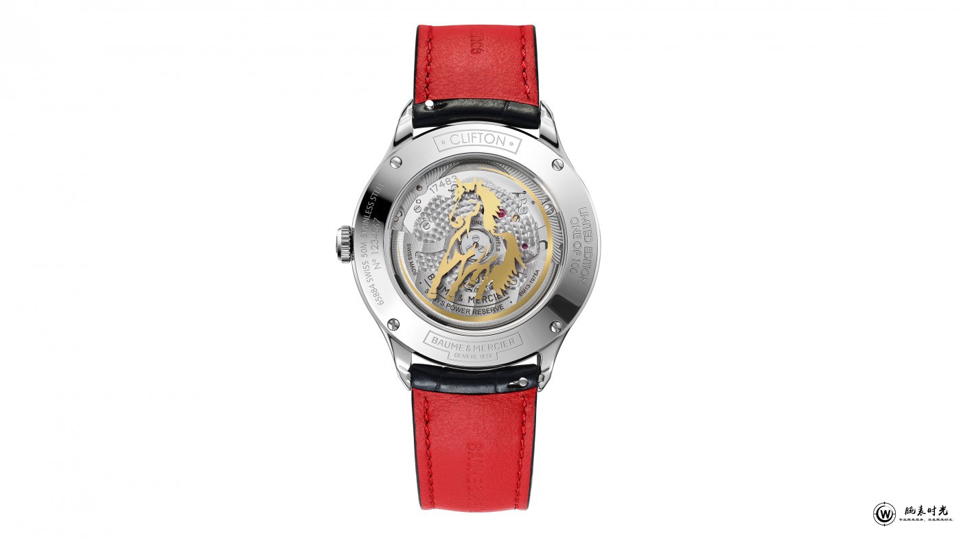 名士克里顿 Baumatic COSC天文台腕表 中国马年特别版 臻献新岁华章