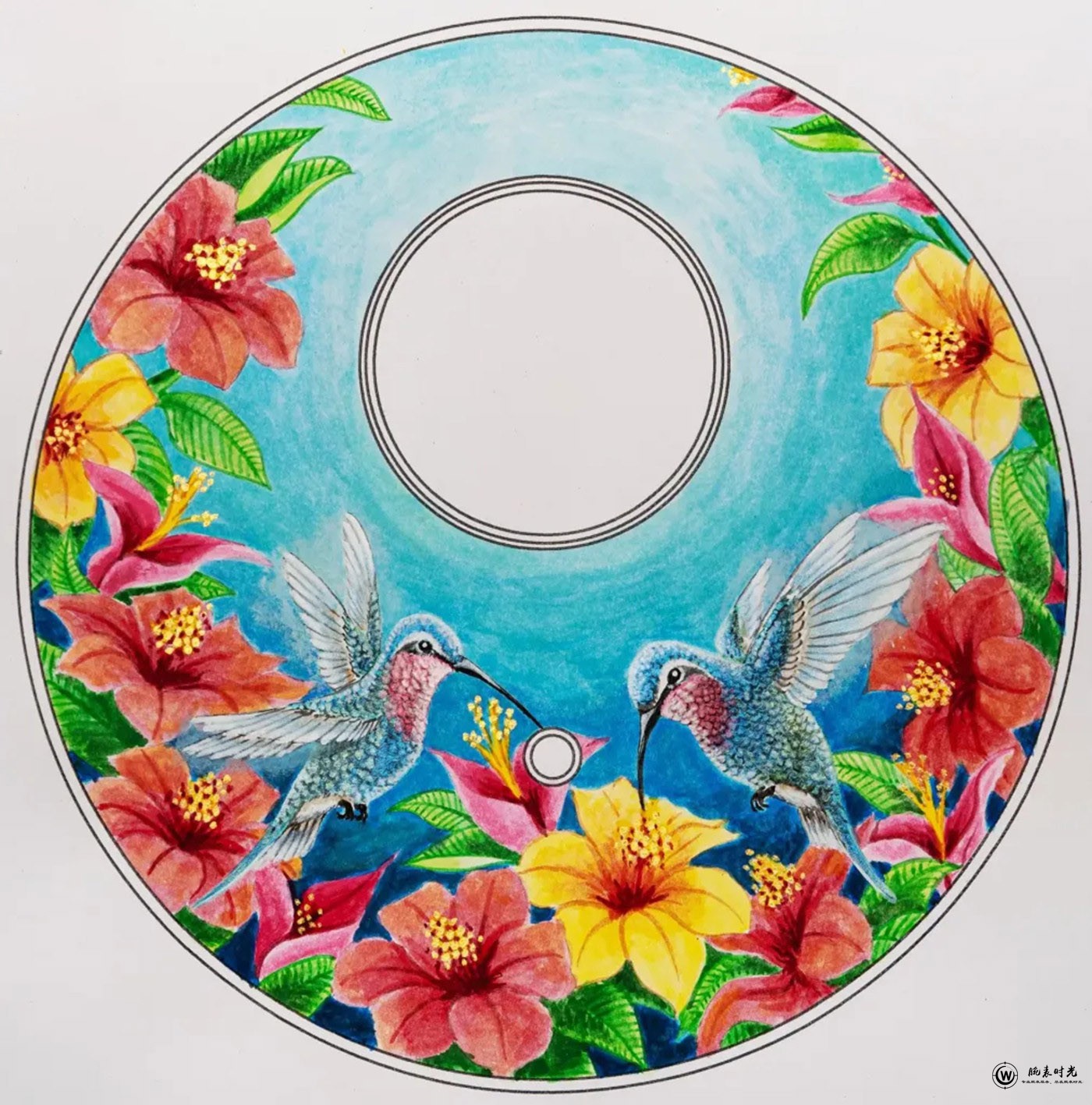 雅克德罗时分小针盘红金腕表蜂鸟款：高级制表领域的花艺复兴