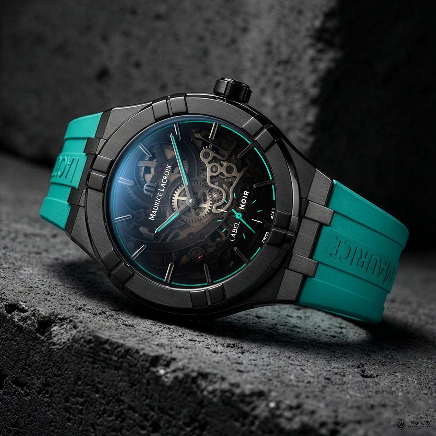 艾美表推出AIKON Manufacture Skeleton Label Noir限量版腕表