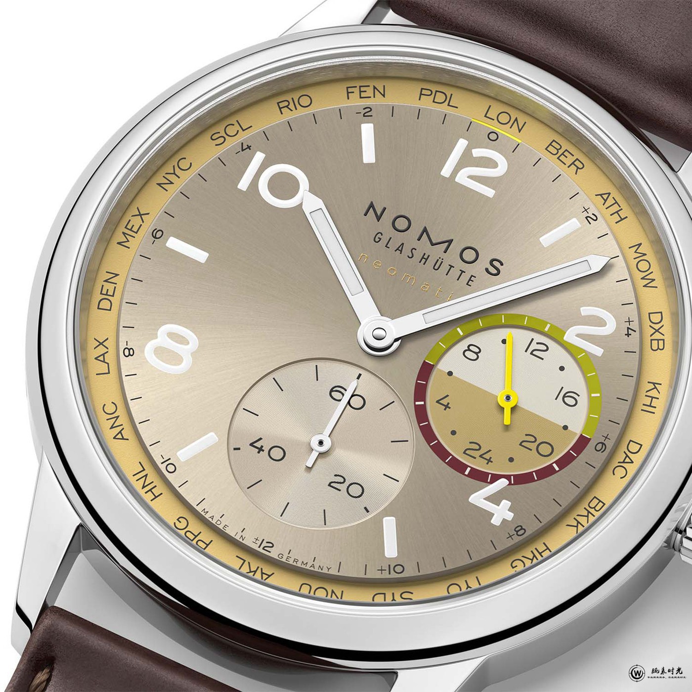 Nomos推出运动俱乐部系列创新自动机芯世界时漫游与遐想限量版腕表