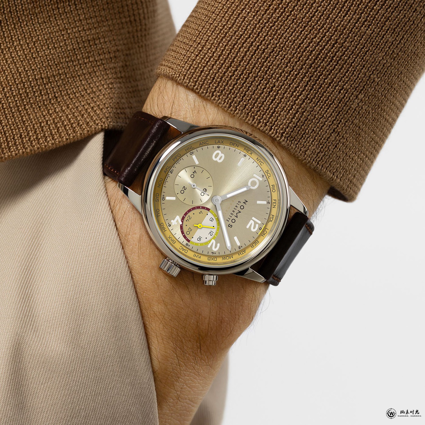 Nomos推出运动俱乐部系列创新自动机芯世界时漫游与遐想限量版腕表