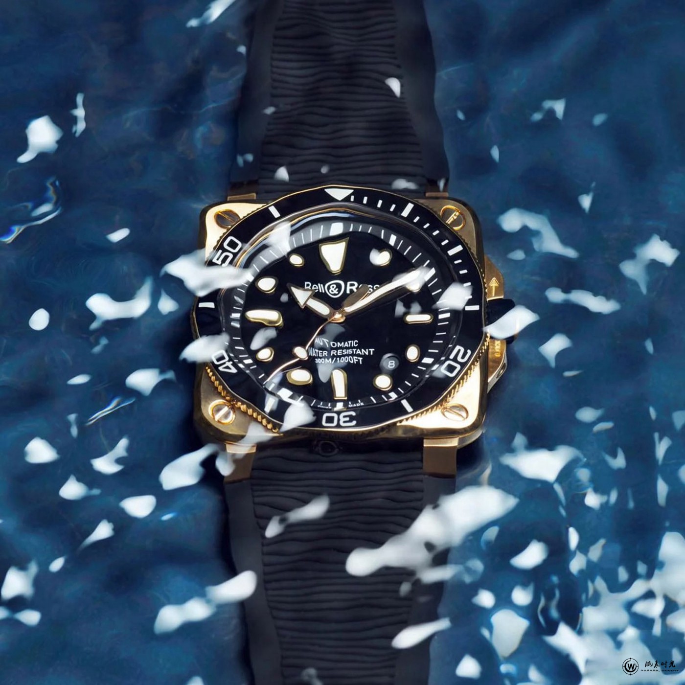 柏莱士推出BR-03 Diver黑色青铜限量版腕表