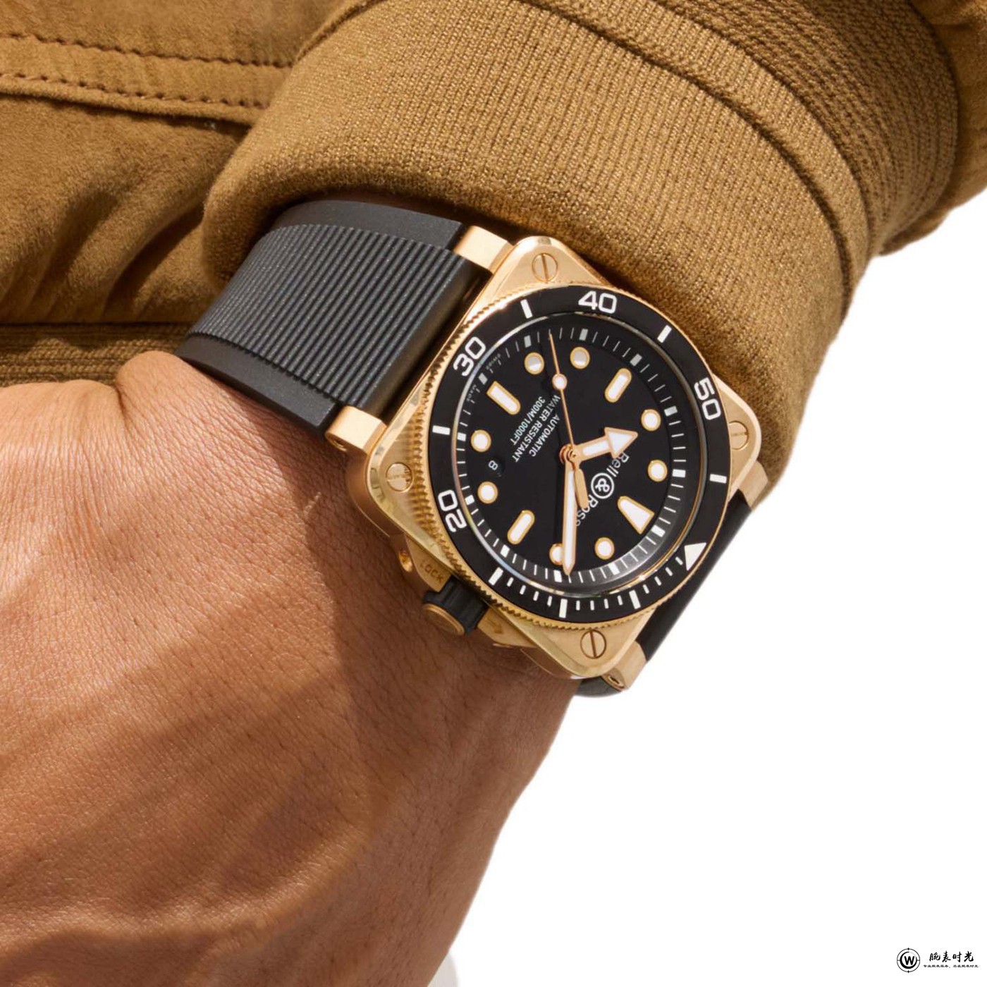 柏莱士推出BR-03 Diver黑色青铜限量版腕表