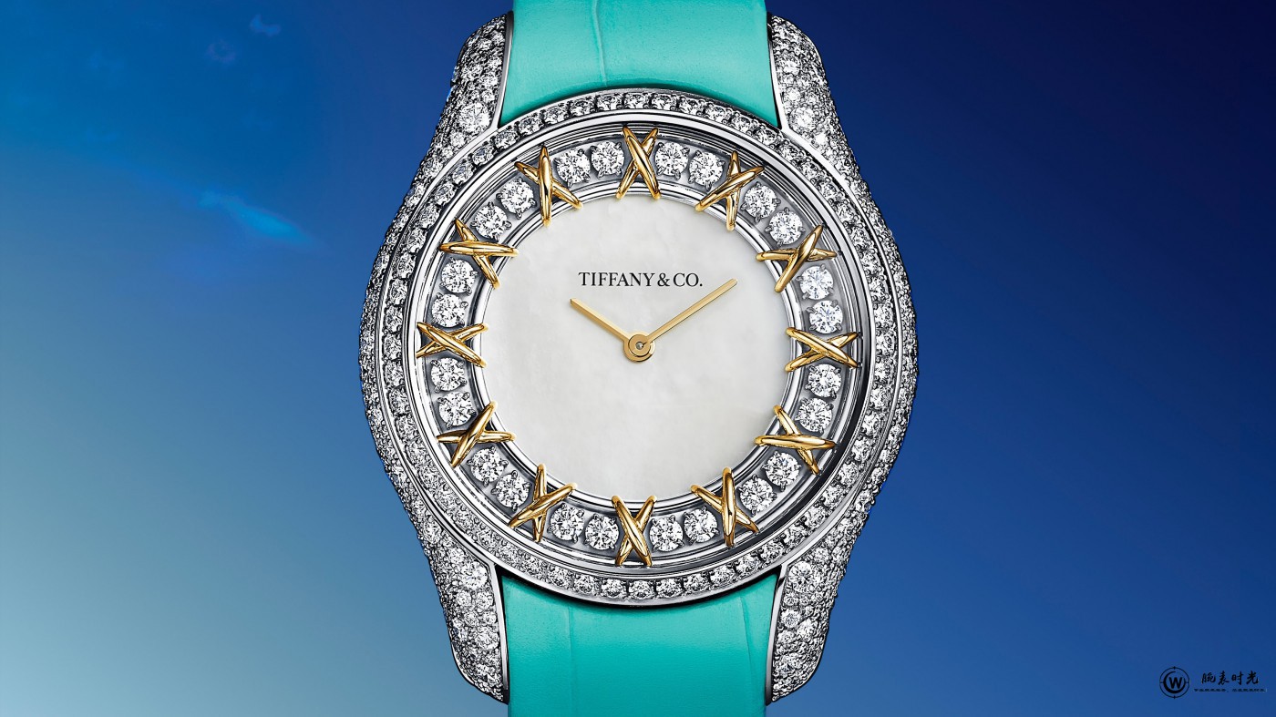 蒂芙尼发布让·史隆伯杰高级珠宝系列Sixteen Stone珍珠母贝腕表