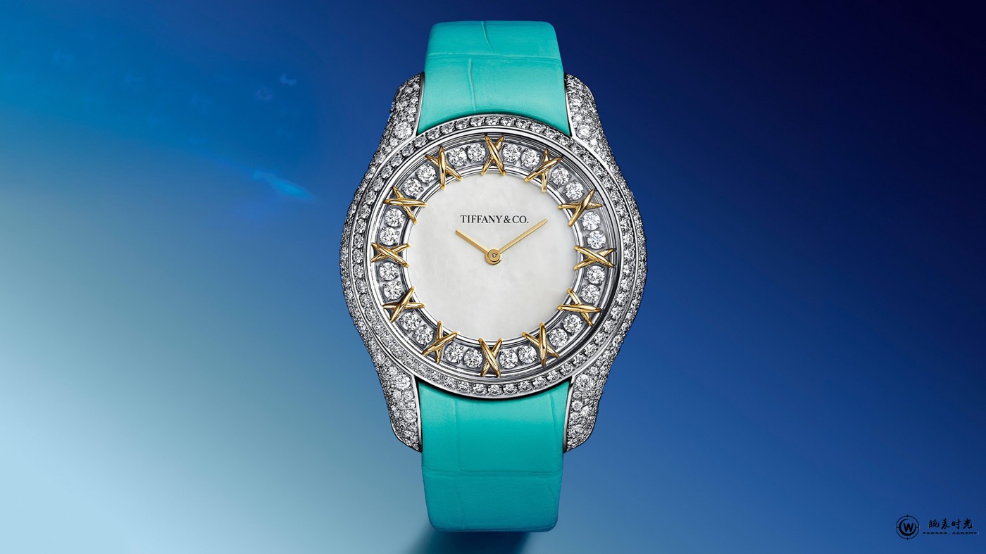 蒂芙尼发布让·史隆伯杰高级珠宝系列Sixteen Stone珍珠母贝腕表
