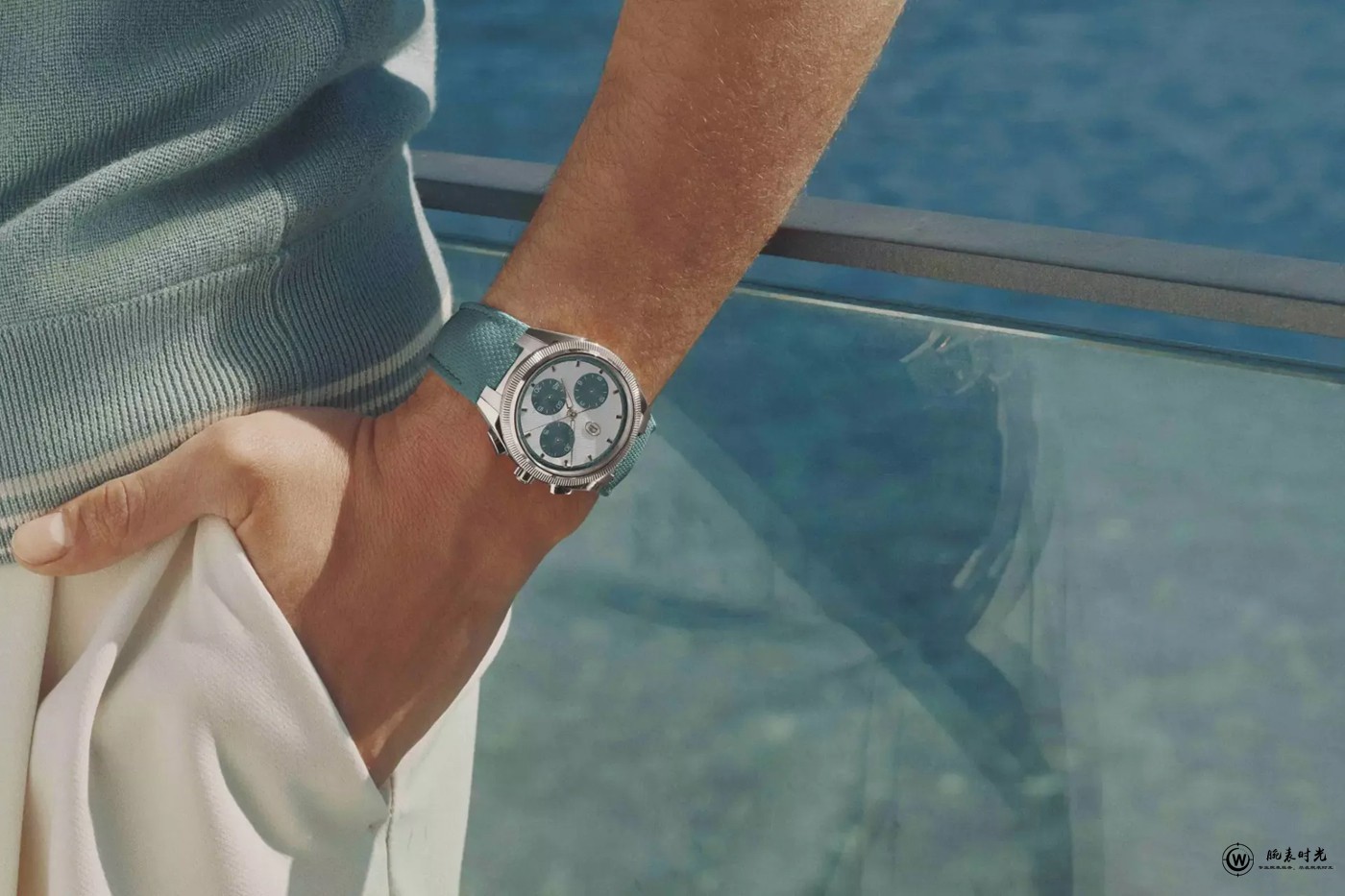 帕玛强尼推出Tonda PF Sport Chronograph Silver Verzasca腕表